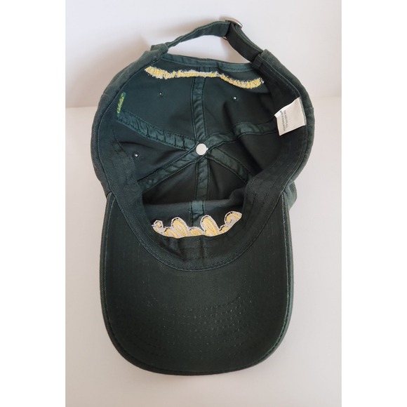 Cabelas Dark Green Yellow‎ One Size Fits Most Adjustable Hat Mens Womens - Picture 5 of 7